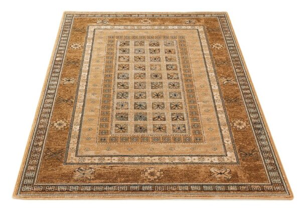 Kusový koberec vlněný Dywilan Omega Antik Medový 2 béžový Rozměr: 66x100 cm