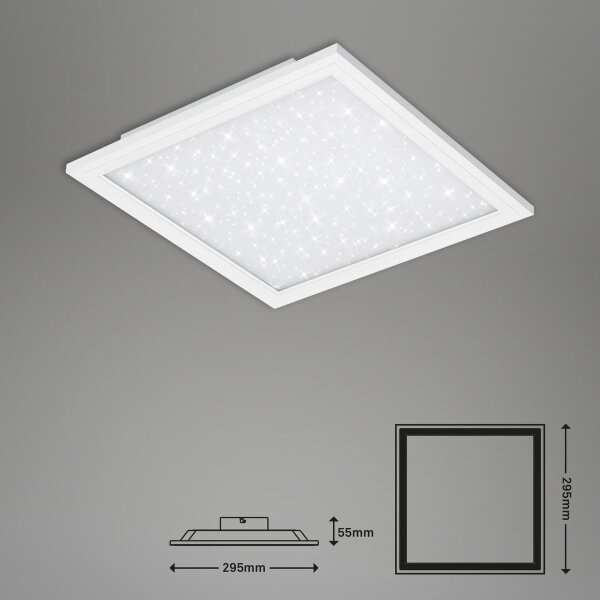 Briloner 7301-016 - LED Stmívatelné stropní svítidlo STARRY SKY LED/18W/230V+ DO
