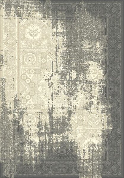 Agnella vlněný koberec Isfahan Liavotti šedý Rozměr: 160x240 cm