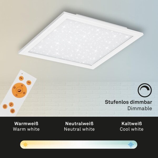 Briloner 7301-016 - LED Stmívatelné stropní svítidlo STARRY SKY LED/18W/230V+ DO