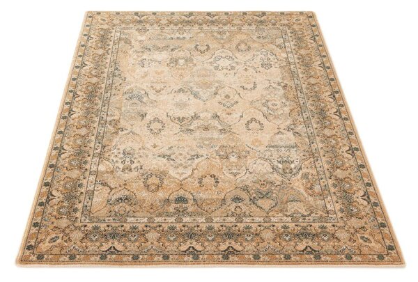 Kusový koberec vlněný Dywilan Omega Kashmir Krem 2 béžový Rozměr: 100x150 cm