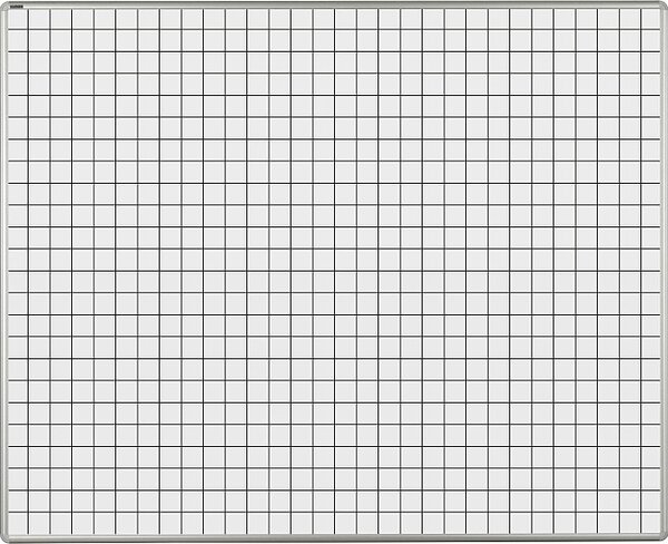 Magnetická tabule s odkládací poličkou MANAŽER K 150 x 120 cm (potisk) - notová osnova (101501202101)
