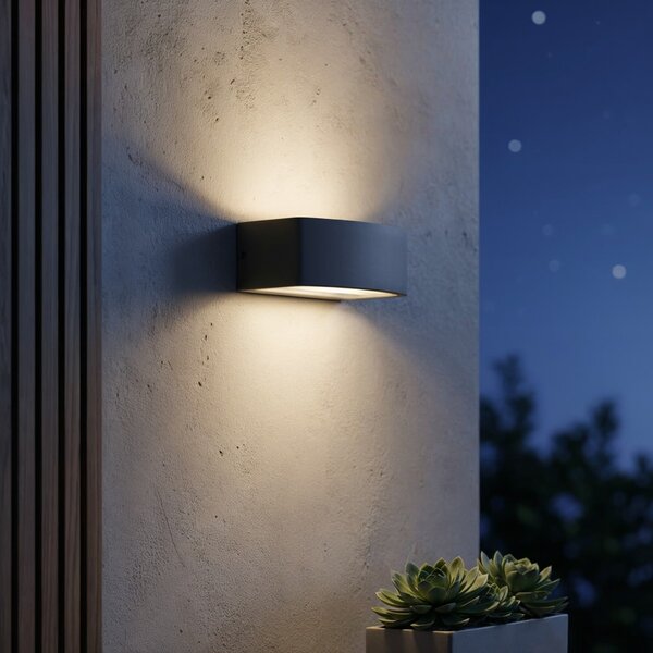 Venkovní nástěnné svítidlo Ideal lux Andromeda AP1 061580 1x60W E27 - antracit