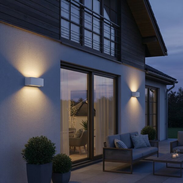Venkovní nástěnné svítidlo Ideal lux Andromeda AP1 066868 1x60W E27 - bílá