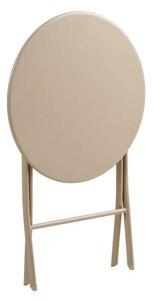 Béžový kovový zahradní jídelní set pro 2 Arcas – House Nordic