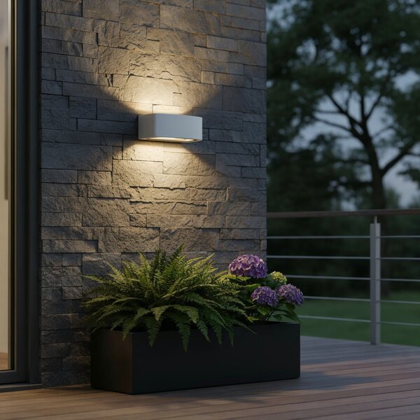 Venkovní nástěnné svítidlo Ideal lux Andromeda AP1 066868 1x60W E27 - bílá