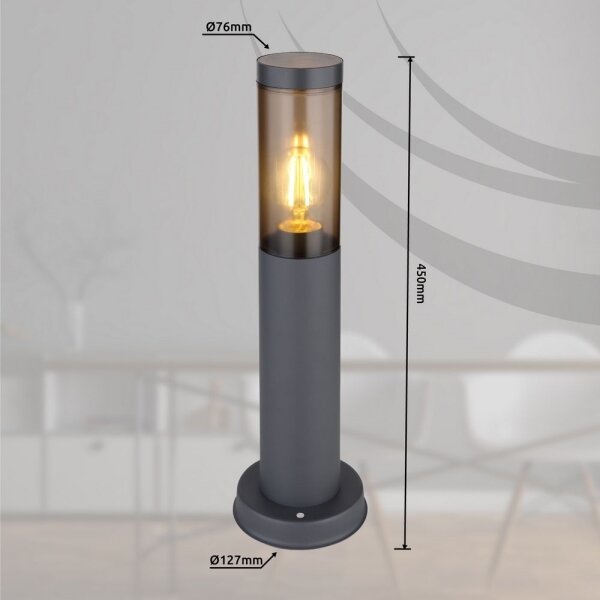 Globo 3158SA - Venkovní lampa BOSTON 1xE27/23W/230V 45 cm IP44