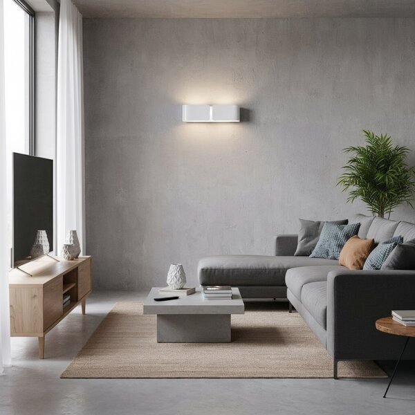 Nástěnné svítidlo Ideal lux Clip Mini AP2 014166 2x60W E27 - elegantní