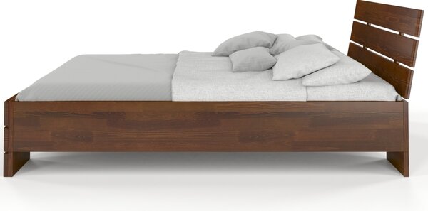 Zvýšená postel Sandemo - borovice Odstín moření: Bílá, Rozměr: 200x200