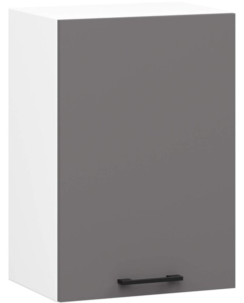 Závěsná kuchyňská skříňka 40 cm VERMINA - bílá / šedá