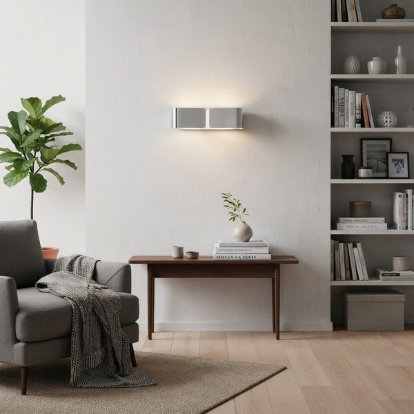 Nástěnné svítidlo Ideal lux Clip AP2 031361 2x60W E27 - elegantní