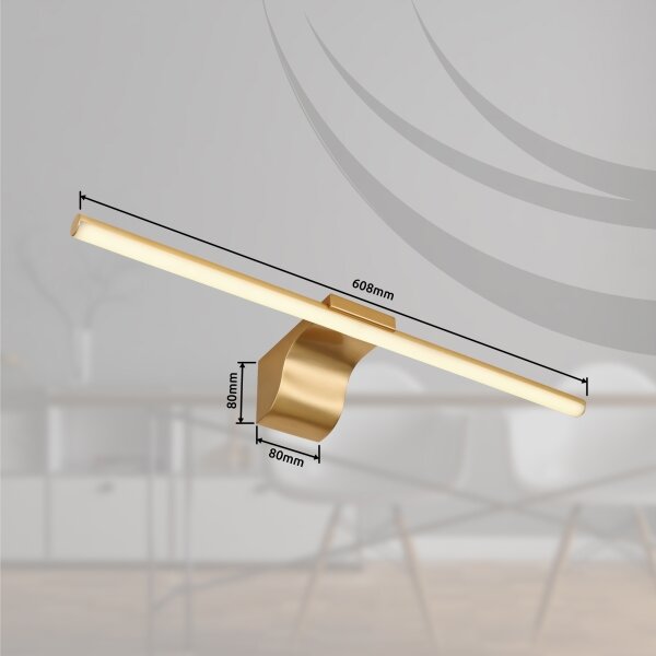 Globo 41925M - LED Koupelnové osvětlení zrcadla PEPE LED/10W/230V IP44 zlatá