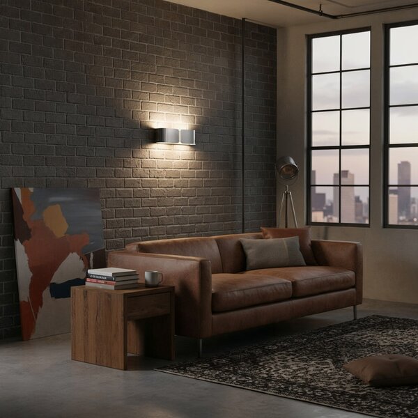 Nástěnné svítidlo Ideal lux Clip AP2 031361 2x60W E27 - elegantní