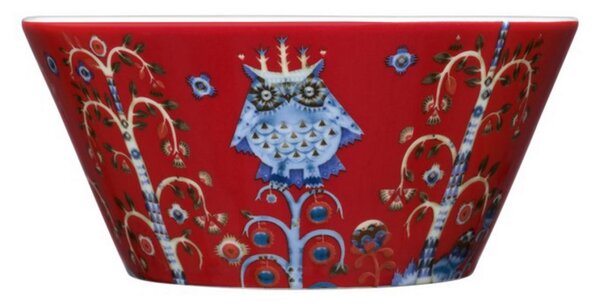 Porcelánová mísa Taika Red 0,6 l Iittala