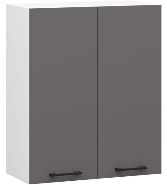 Horní kuchyňská skříňka 60 cm VERMINA - bílá / šedá