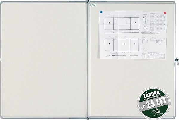 Magnetická tabule DUO KB/KB 90 x 120 cm - DUO KB + KB 090/120