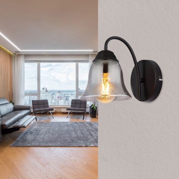 Globo 60298W - Nástěnná lampa GONNY 1xE27/60W/230V