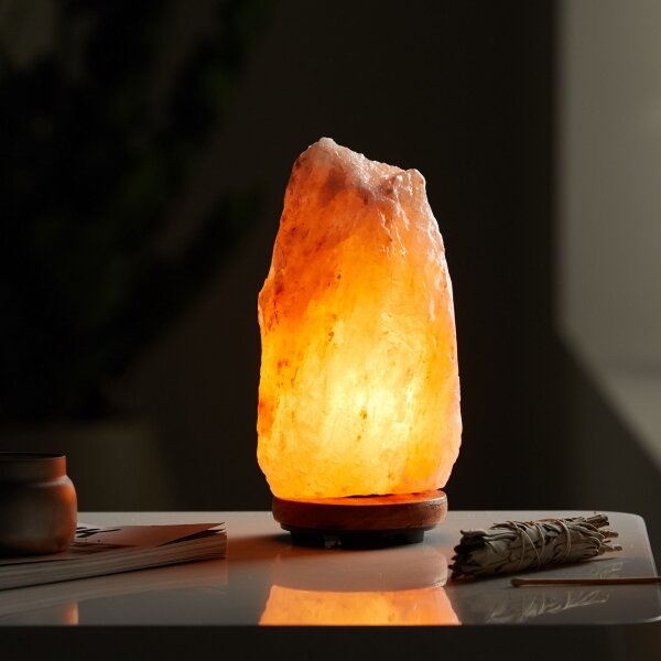 Globo 28300B - Solná lampa STONE 1xE14/15W/230V