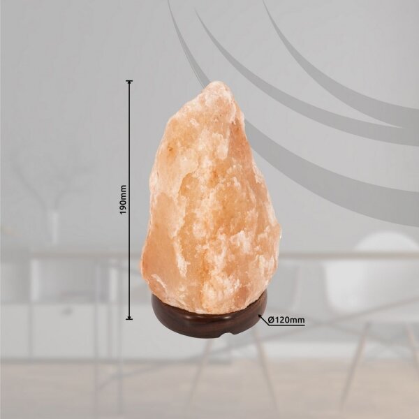Globo 28300B - Solná lampa STONE 1xE14/15W/230V