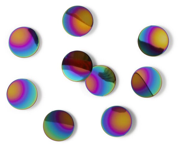 Dekorace na zeď Confetti Dots Rainbow set 10 ks Umbra