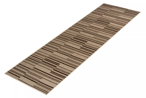 Makro Abra Běhoun venkovní Sisal CORDA 1032 1 232 Proužky béžový hnědý Šíře: 70 cm