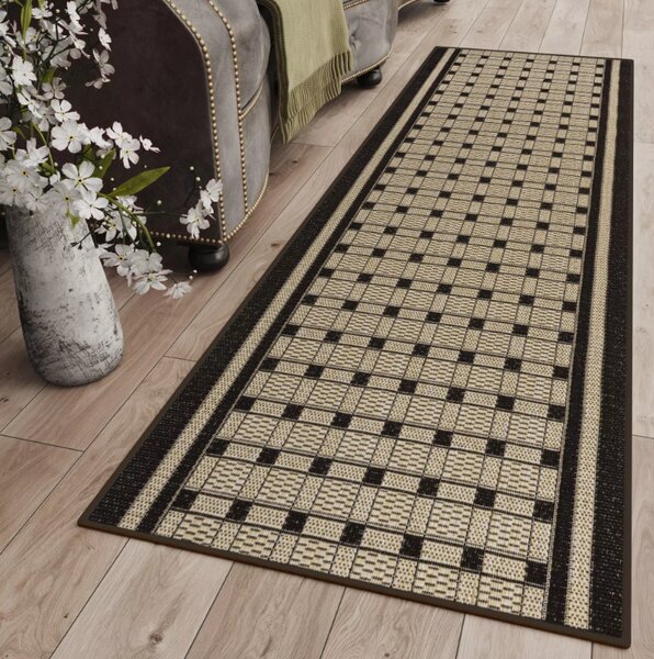Makro Abra Běhoun venkovní Sisal CORDA 1013 1 424 Geometrický béžový hnědý Šíře: 80 cm