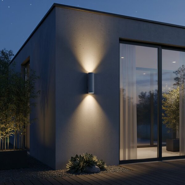 Ideal Lux 163628 venkovní nástěnné svítidlo Gun 2x35W|GU10|IP44