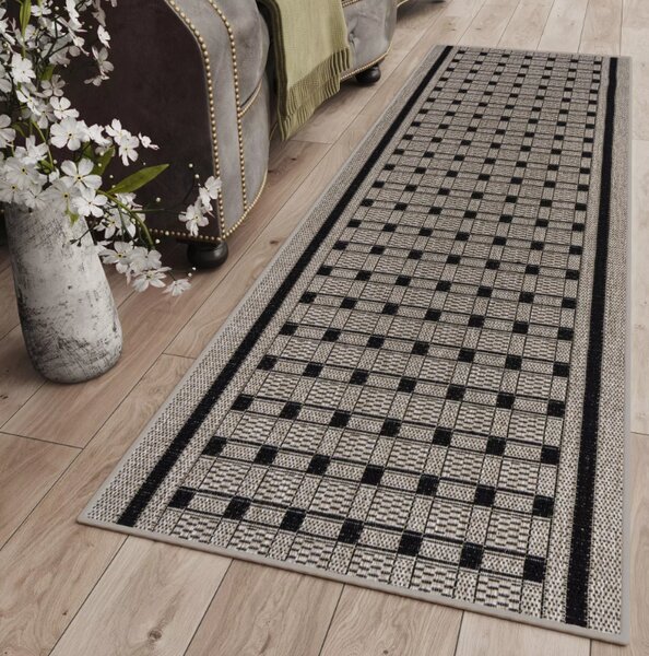 Makro Abra Běhoun venkovní Sisal CORDA 1013 1 151 béžový černý Šíře: 70 cm