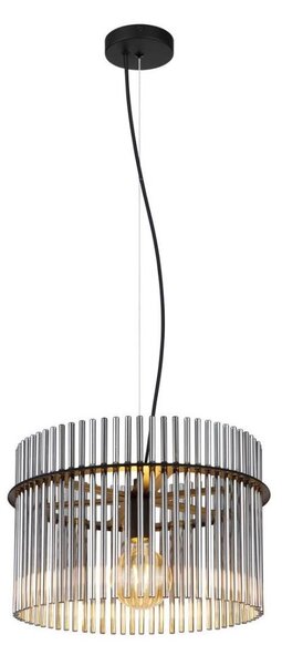 Globo 15698H - Lustr na lanku GORLEY 1xE27/60W/230V pr. 40 cm černá