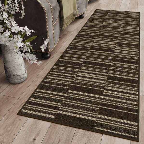 Makro Abra Běhoun venkovní Sisal CORDA 1032 1 323 Proužky hnědý béžový Šíře: 80 cm