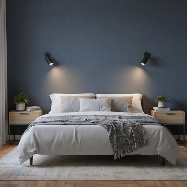 Ideal Lux 231471 stropní a nástěnná bodová lampa Dynamite 1x28W | GU10 - černá