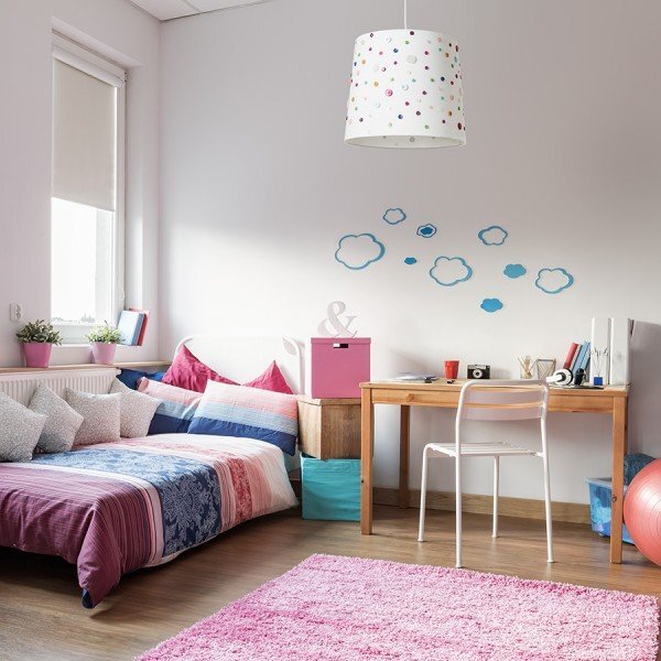 RED R12389 DELISA 35/30 stínidlo bílá knoflíky max. 28W - RED - DESIGN RENDL