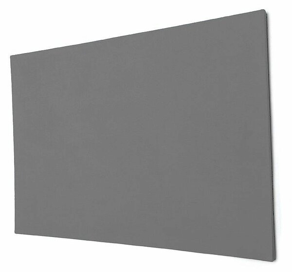Nehořlavá textilní nástěnka bez rámu 120 x 90 cm (šedá)