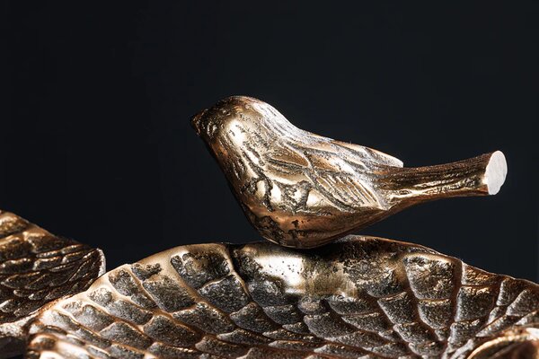 Odkládací stolek WILDLIFE BIRDS 60 CM antik mosaz Nábytek | Doplňkový nábytek | Odkládací stolky