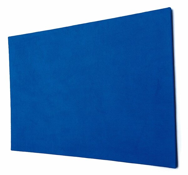 Textilní nástěnka bez rámu 90 x 60 cm (modrá)