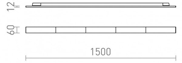 FLATLINE 150 pro tříokr. lištu bílá 230V LED 50W 90° 3000K - RED - DESIGN RENDL