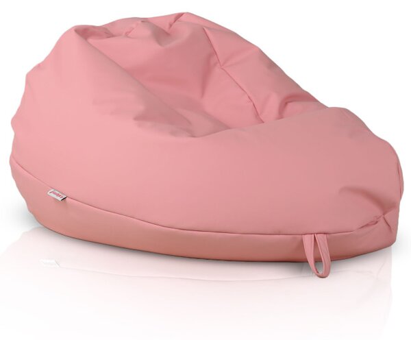 Sedací pytel SAKO světle růžový ekokůže