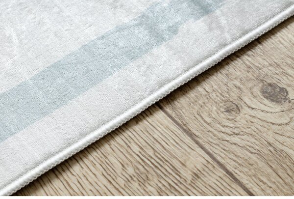 Makro Abra Dětský kusový koberec vhodný k praní BAMBINO 46980 Les Ulice Auta bílý zelený Rozměr: 80x150 cm