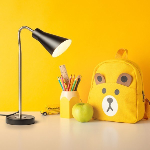 ANIKA stolní matná černá matný nikl 230V E27 40W - RED - DESIGN RENDL