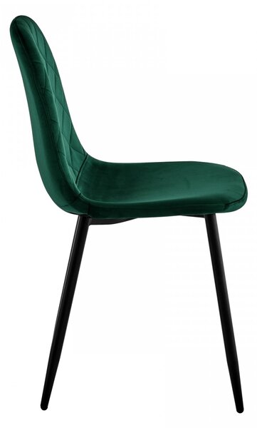 TZB Čalouněná designová židle ForChair III zelená