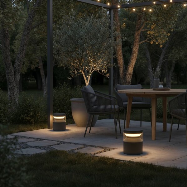 Ideal lux I346670 LED zahradní sloupek BOEING | 14W integrovaný LED zdroj | 1700lm | 3000K