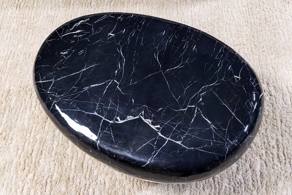 Konferenční stolek STONE 75 CM mramorový vzhled Nábytek | Obývací pokoj | Konferenční stolky | Kulaté