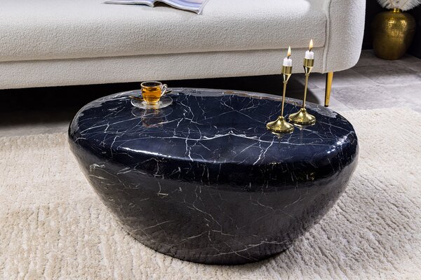 Konferenční stolek STONE 75 CM mramorový vzhled Nábytek | Obývací pokoj | Konferenční stolky | Kulaté