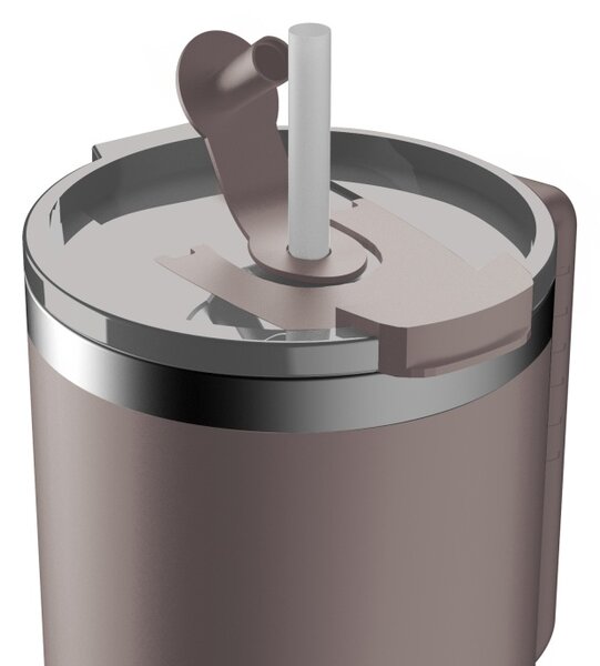 Termohrnek s dvojitou stěnou BerlingerCup 1 l Taupe Collection