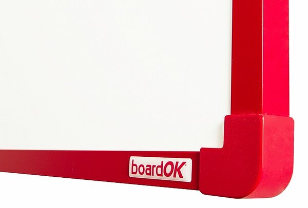 Magnetická tabule K 200x120 (AL rám červený)