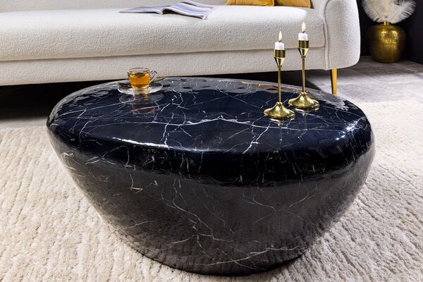 Konferenční stolek STONE 75 CM mramorový vzhled Nábytek | Obývací pokoj | Konferenční stolky | Kulaté