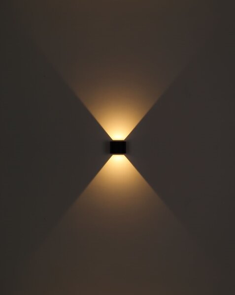 Globo 34168RB - LED Venkovní nástěnné svítidlo VERONIKA 2xLED/3W/230V IP44 černá