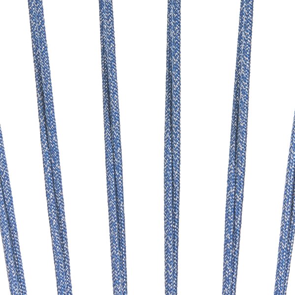 Sada 2 zahradních židlí s polštáři OLBIA Námořnická modrá