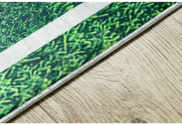 Makro Abra Dětský kusový koberec vhodný k praní BAMBINO 51760 Fotbal kopačák zelený Rozměr: 80x150 cm
