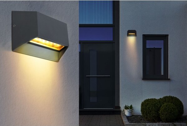 Globo 34175 - LED Venkovní nástěnné svítidlo HONNA LED/7W/230V IP54 antracit